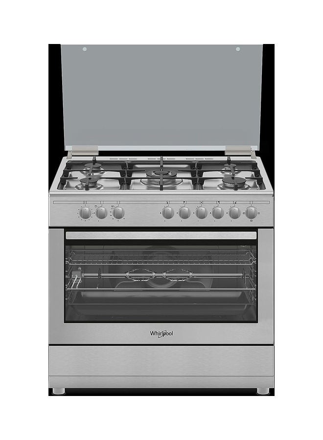 Whirlpool 90Cm Gas Cooker Steel WM9GC1KCX/MEA Inox