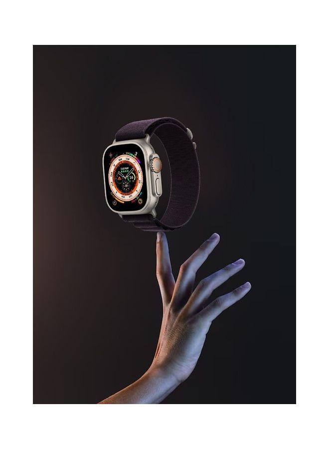MARGOUN - Apple Watch Band 49Mm 45Mm 44Mm 42Mm Alpine Loop Band Women Men Adjustable With Metal G-Hook Strap For iWatch Ultra Series SE 8/7/6/5/4/3/2/1 Dark Purple - Image 1