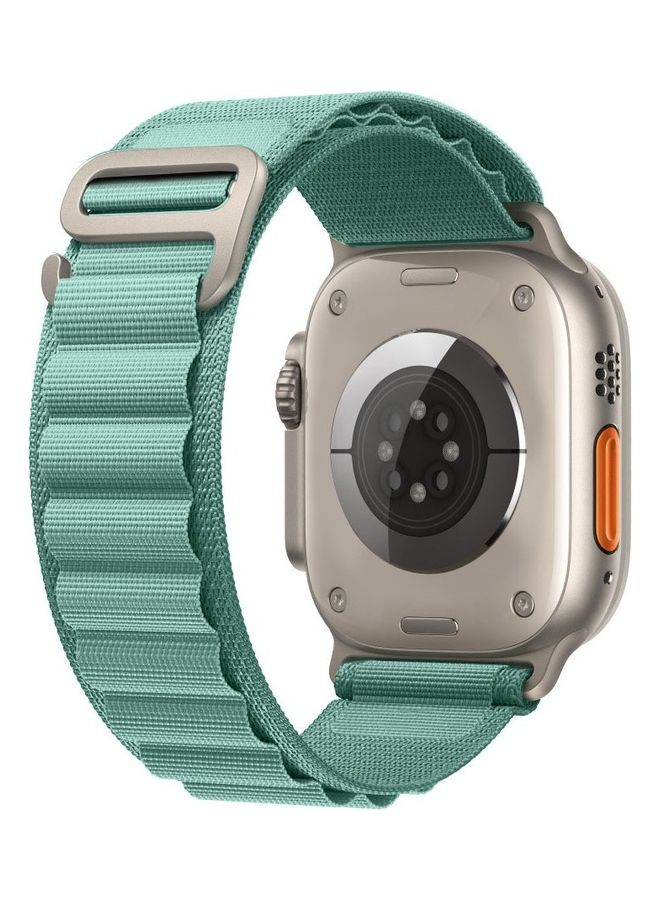 MARGOUN - Apple Watch Band 49Mm 45Mm 44Mm 42Mm Alpine Loop Band Women Men Adjustable With Metal G-Hook Strap For iWatch Ultra Series SE 8/7/6/5/4/3/2/1 Aquamarine - Image 1