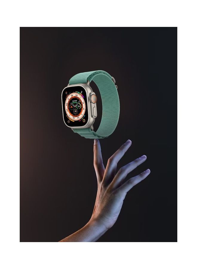 MARGOUN - Apple Watch Band 49Mm 45Mm 44Mm 42Mm Alpine Loop Band Women Men Adjustable With Metal G-Hook Strap For iWatch Ultra Series SE 8/7/6/5/4/3/2/1 Aquamarine - Image 1