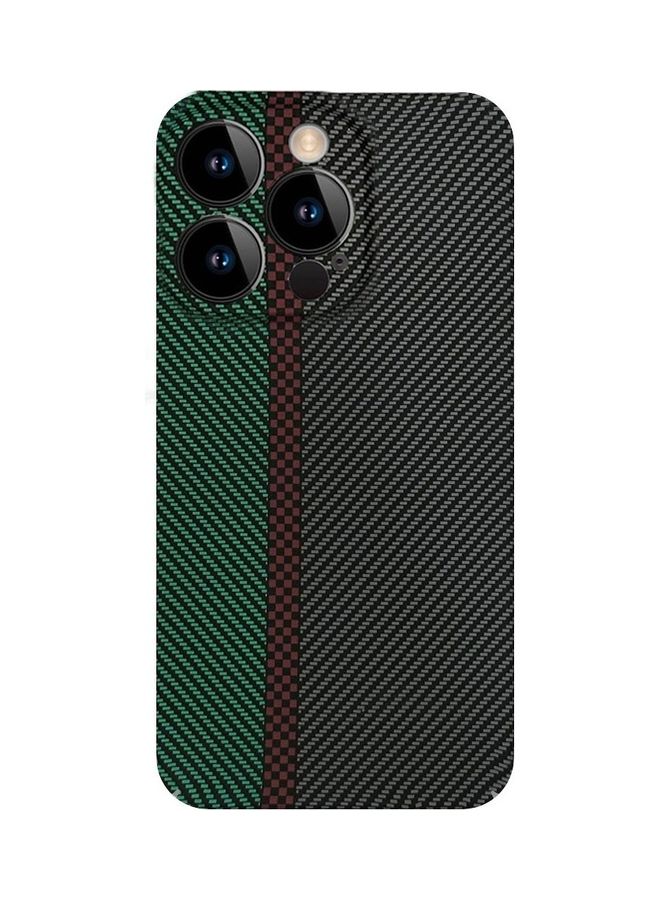 مارجون حافظة كربون آيفون 14 برو تصميم فريد ألوان مذهلة مختلطة - Image 1