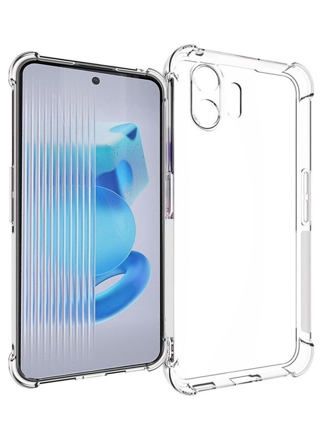 MARGOUN Nothing Phone 2 Case Anti Yellowing Clear Gorilla Drop Protection Cover Shockproof Anti Scratch TPU Clear - Image 1