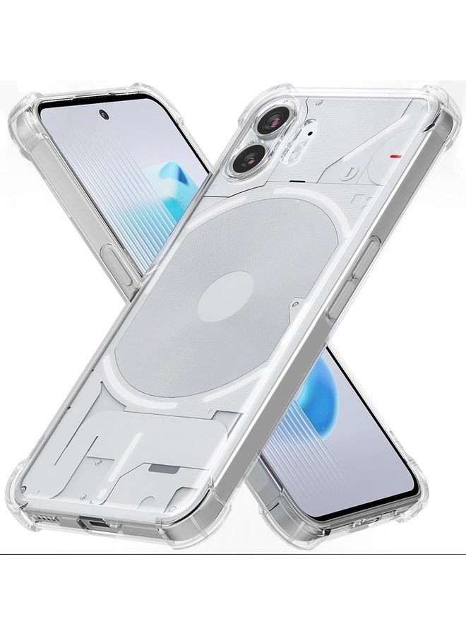 MARGOUN Nothing Phone 2 Case Anti Yellowing Clear Gorilla Drop Protection Cover Shockproof Anti Scratch TPU Clear - Image 3