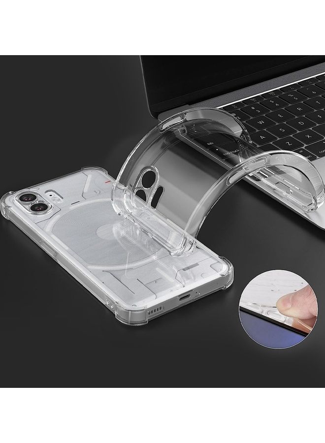 MARGOUN Nothing Phone 2 Case Anti Yellowing Clear Gorilla Drop Protection Cover Shockproof Anti Scratch TPU Clear - Image 4