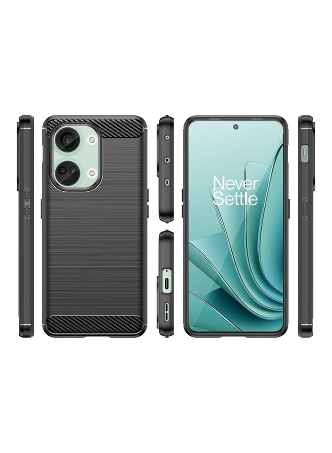 MARGOUN - One Plus Nord 3 Case Cover Soft TPU Bumper Protective Back Case Black - Image 1