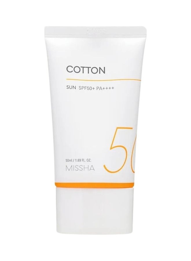 Missha - All Around Safe Block Cotton SPF50+ White 50ml - Image 1