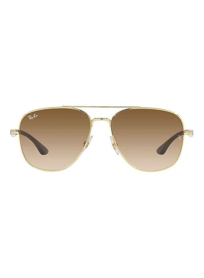 Ray-Ban Men's Full Rim Aviator Sunglasses 0RB3683 56 001/51 - Image 1
