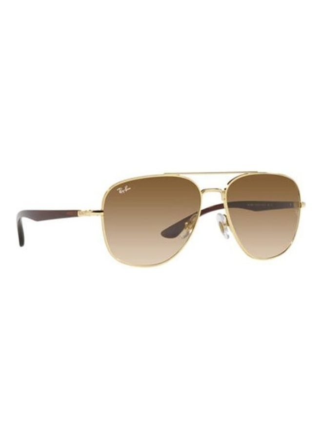 Ray-Ban Men's Full Rim Aviator Sunglasses 0RB3683 56 001/51 - Image 2