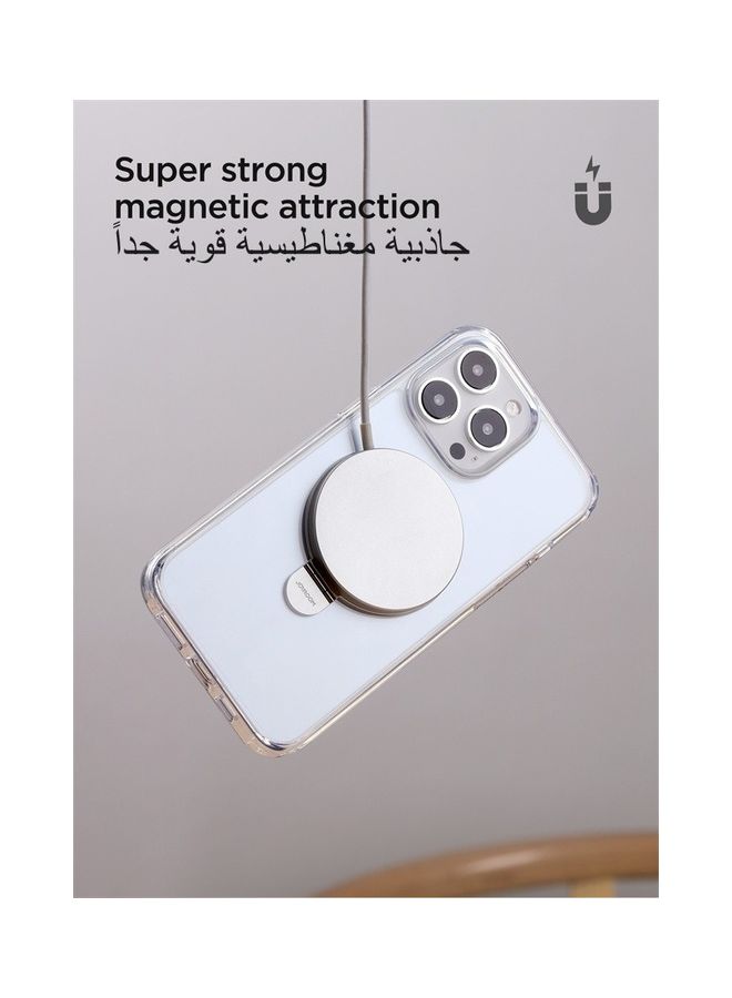 JOYROOM - Magnetic Protective Phone Case With Holder For iPhone 15 Transparent - Image 1