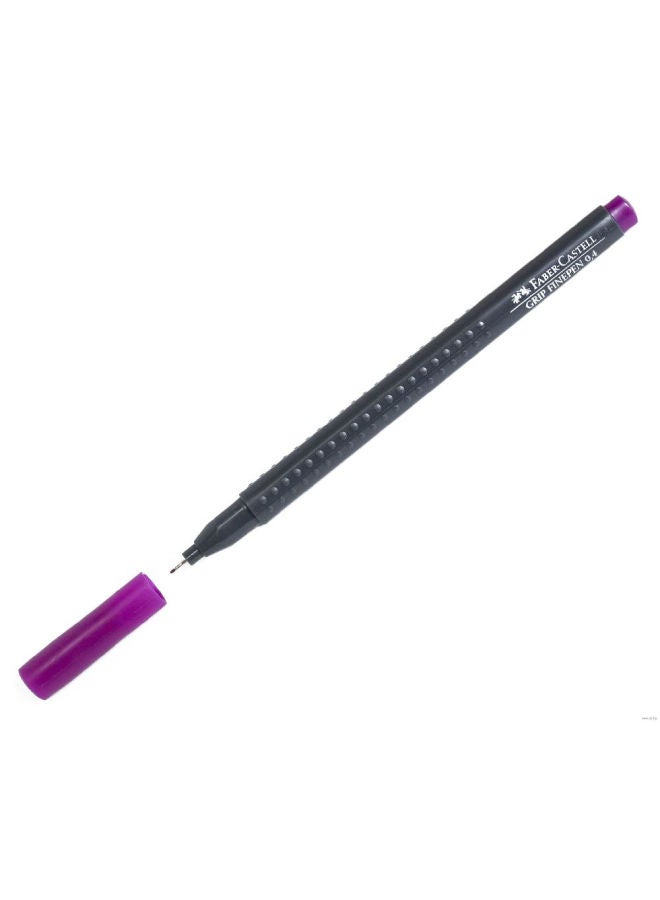 FABER-CASTELL - Fibre  Tip Pen Grip Finepen Purple - Image 1