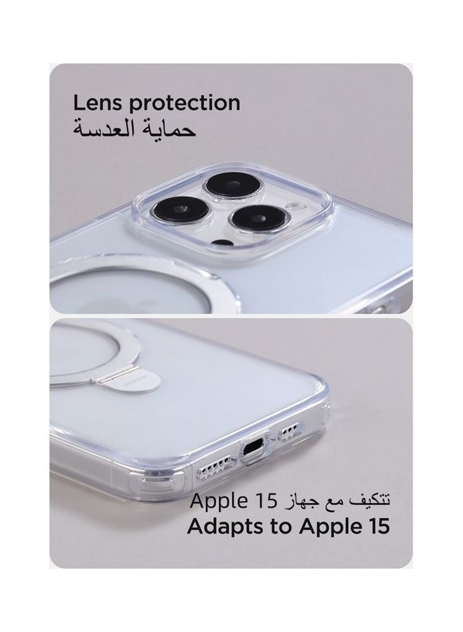 JOYROOM - Magnetic Protective Phone Case With Holder For iPhone 15 Pro Transparent - Image 1