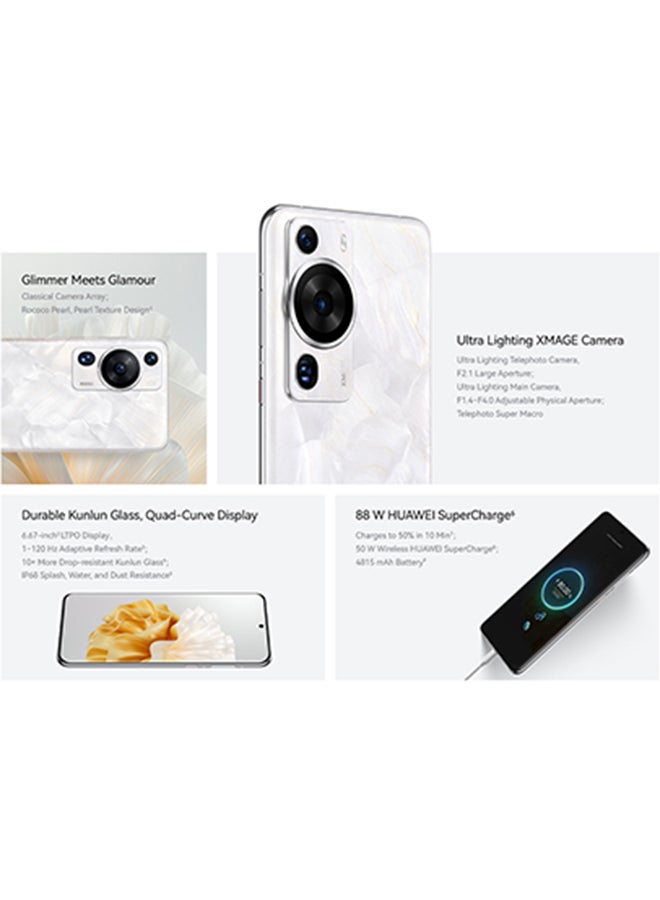 HUAWEI - P60 Pro Dual SIM Rococo Pearl 12GB RAM 512GB 4G - Middle East Version - Image 1