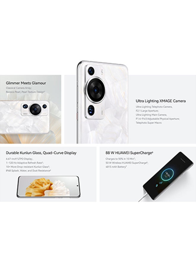 HUAWEI - P60 Pro Dual SIM Rococo Pearl 8GB RAM 256GB 4G - Middle East Version - Image 1