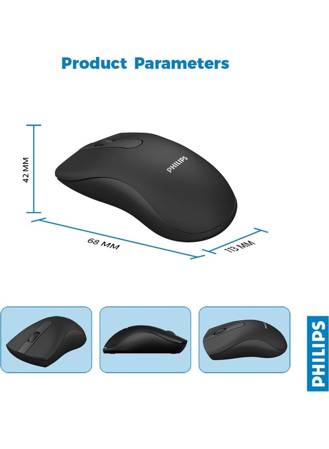 M211 Anywhere Wireless Portability Mouse Black - v1692030079/N53415160A_2