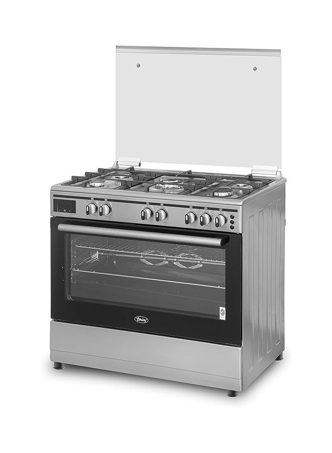 terim 5 Burner Gas Cooker 90 x 60 cm, 1 year warranty TERGC96ST Silver  - Image 2