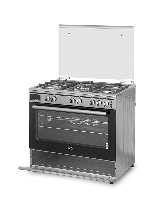 terim 5 Burner Gas Cooker 90 x 60 cm, 1 year warranty TERGC96ST Silver  - Image 4