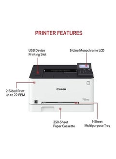 Canon Image Class LBP633Cdw Desktop Wireless Laser Printer Color White  - Image 3