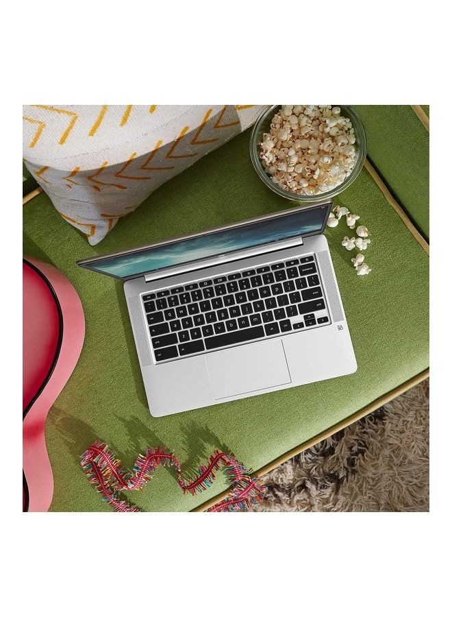 HP - 14A-NA0050NR Laptop With 14-Inch Display, Celeron N4020 Processor/4GB RAM/64GB EMMC/Intel UHD Graphics/Chrome OS English Silver - Image 1