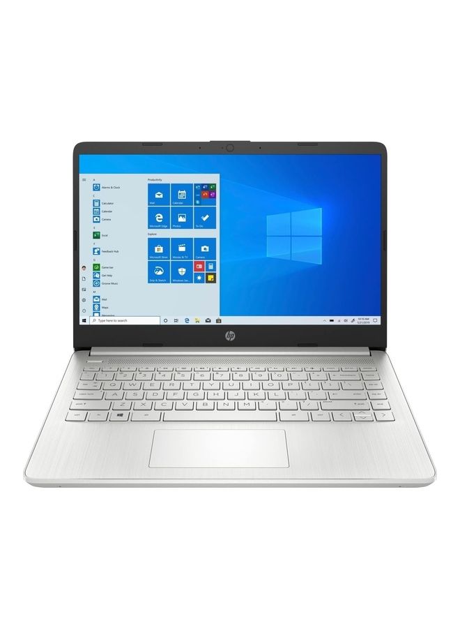 HP - 14-DQ0053NR (Upgraded Version) Laptop With 14-Inch Display, Pentium Silver N5030 Processor/4GB RAM/128GB SSD/Intel UHD Graphics/Windows 11 English Silver - Image 1