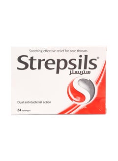 Strepsils Dual Anti-Bacterial Action - 24 Lozanges 