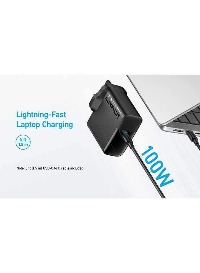 Anker 317 Charger with Charging cable Black 