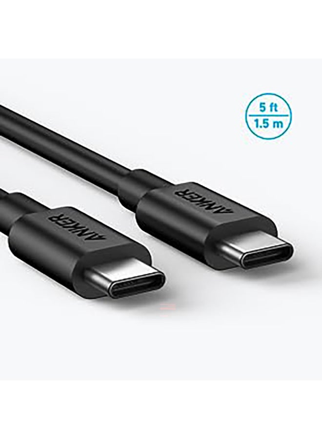 Anker - Mac Book Pro Charger, 100W USB C Charger, Compact and Foldable Fast Charger for MacBook Pro,MacBook Air,iPhone,Samsung S25/S24,iPad Pro,and All USB C Devices,5 ft USB C to USB C Cable Included,Black Black - Image 1