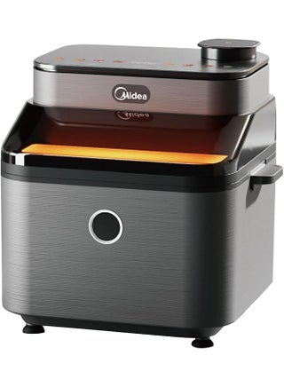 Extra Large Digital Air Fryer with Large See-Through Window, Dual Frying Functions, 8 Functions with Digital Panel, Dual Cyclone Rapid Hot Technology, Largest Oil Less Fryer 7 L 1500 W MFCY75A2 black - v1692176666/N53428851A_1