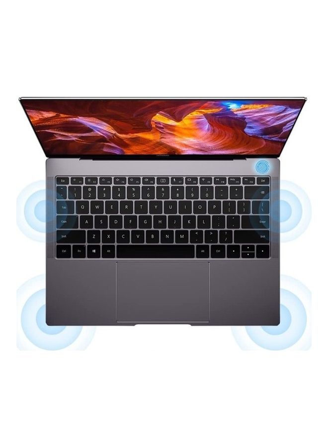 HUAWEI - MateBook X Pro Laptop With 13.9-inch Display, Core i7-10510U Processor/16GB RAM DDR4/1TB SSD/Windows 10 Pro/NVIDIA GeForce MX250 Graphics/ English/Arabic Gray - Image 1