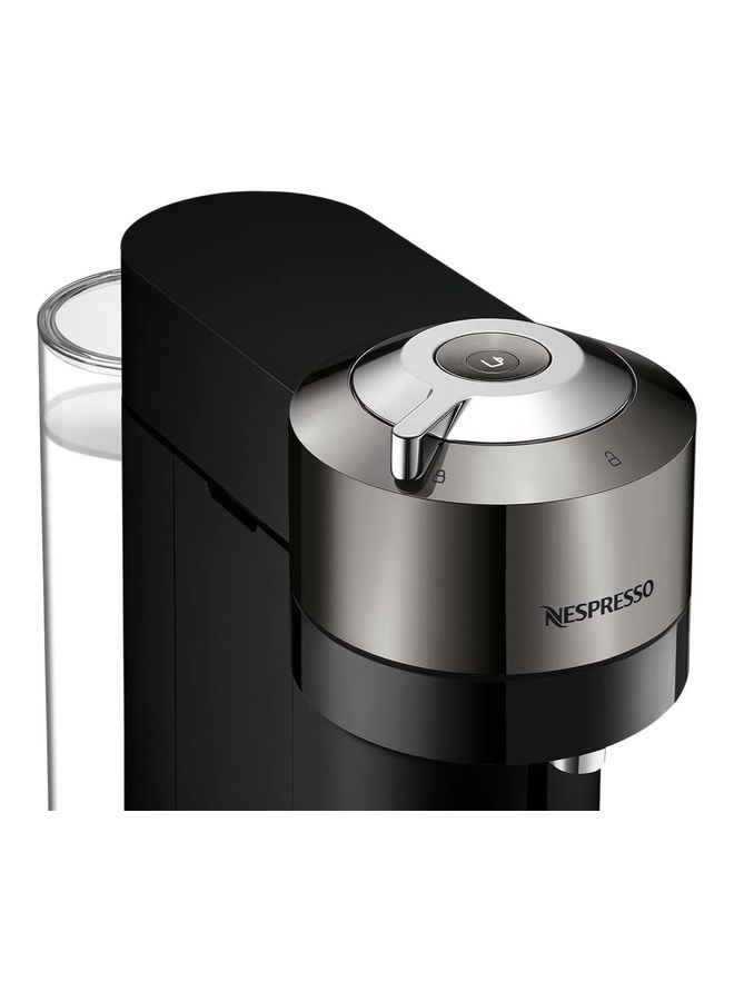 Nespresso - Krups Vertuo Coffee Capsule Machine With Aeroccino 3 Milk Frother Automatic Switch-off Short Heat-Up Time Six Cup Sizes Easy Preparation Space-Saving 1.2 L 1500.0 W XN910C1 Black/Silver - Image 1