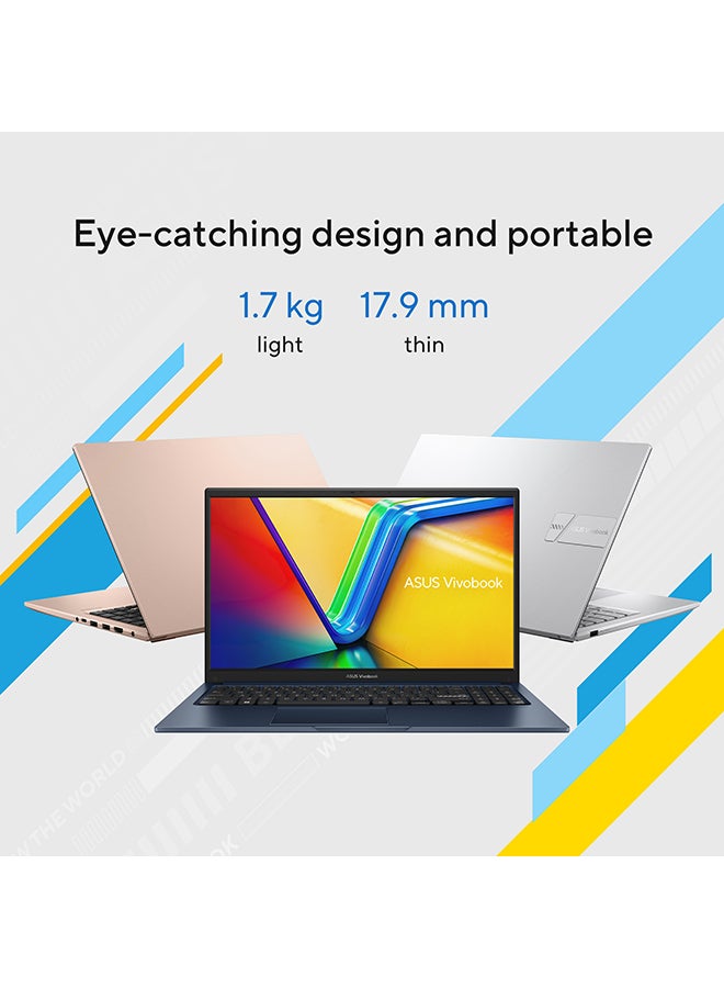 VivoBook Laptop With 15.6-Inch Display, Core i5-1335U Processor/8GB RAM/512GB SSD/Windows 11/Intel UHD Graphics English/Arabic Quiet Blue - v1692213742/N53428824A_6