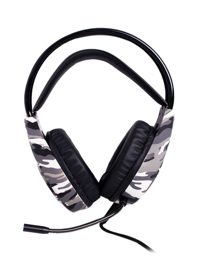 Kayan - Over-Ear KN1100 Plus Gaming RGB Lightning Headset with Mic - GreyCamouflage - Image 1