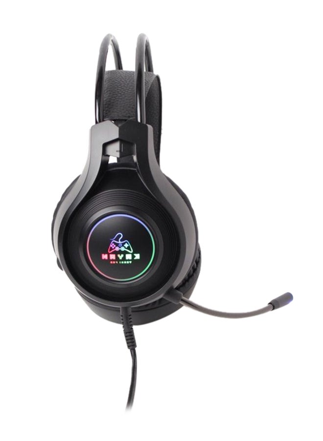 Kayan - Over-Ear KN1100 Gaming RGB Lightning Headset with Mic - Black - Image 1