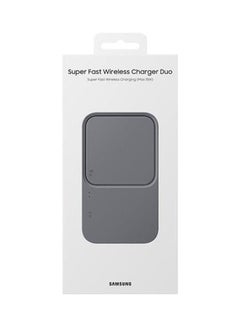 Super Fast Wireless Charger Duo Pad 15W Grey