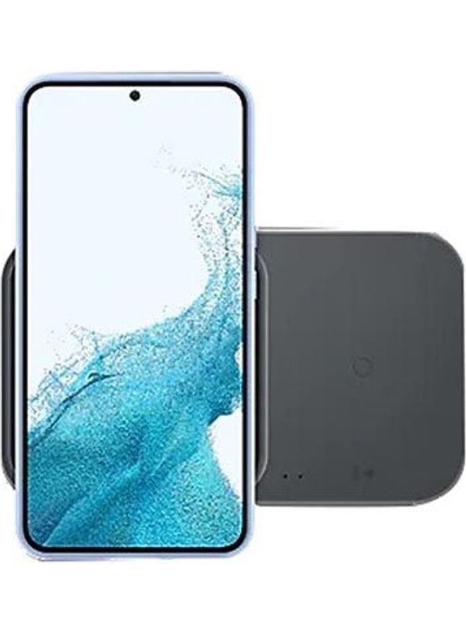 سامسونج - Super Fast Wireless Charger Duo Pad 15W Grey - Image 1