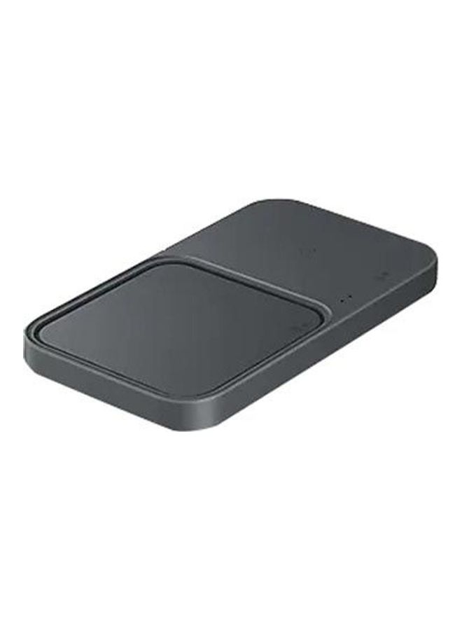 سامسونج - Super Fast Wireless Charger Duo Pad 15W Grey - Image 1