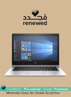 Renewed - Elite Book 1030 G2 With 13.3-Inch Display,Core i5-7650U/16 GB RAM/512 SSD/Windows 10 english_arabic Silver