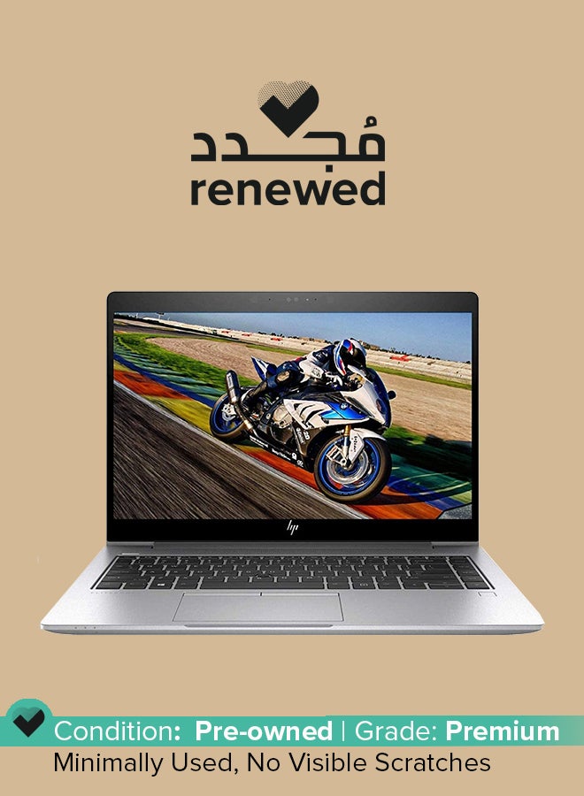 HP Renewed - Elite Book 840 G5 With 14-Inch Display,Core i5-8250U/16 GB RAM/512 SSD/Windows 10 English/Arabic Silver  - Image 1