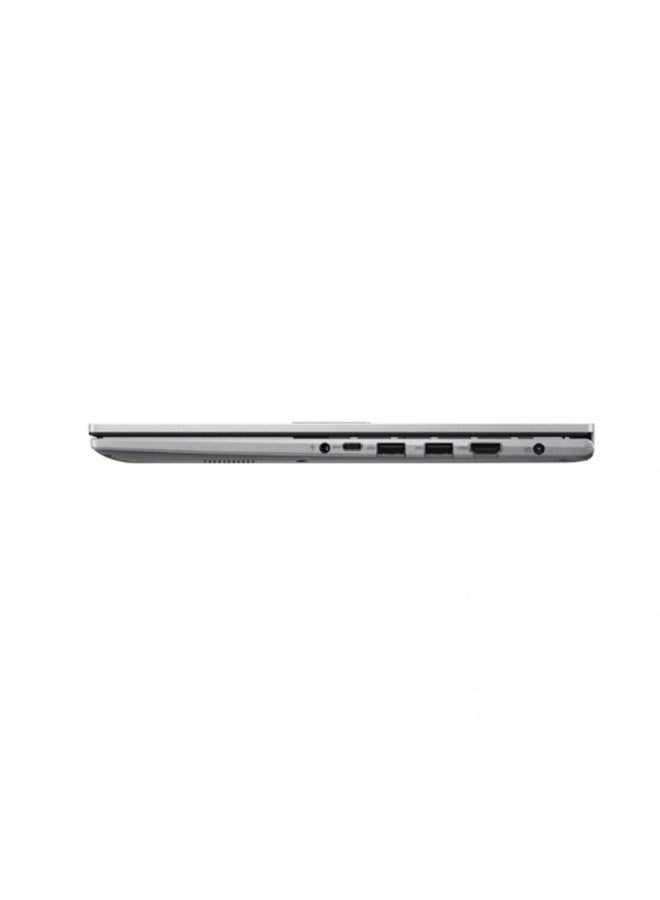 ASUS - VivoBook Laptop With 15.6-Inch Full HD(1920x1080) Display,Core i5-1335U Processor/8GB RAM DDR4/512GB SSD/Winodws 11/Intel Iris XE Graphics/ English/Arabic Cool Silver - Image 1
