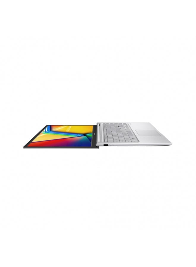 ASUS - VivoBook Laptop With 15.6-Inch Full HD(1920x1080) Display,Core i5-1335U Processor/8GB RAM DDR4/512GB SSD/Winodws 11/Intel Iris XE Graphics/ English/Arabic Cool Silver - Image 1