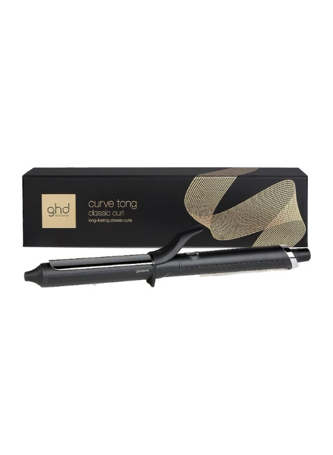 Classic Curl Hair Curling Iron ― 1" Hair Curler, Professional Styling Tool With Safer-For-Hair Styling Tool Temperature, Easily Create Glamorous And Perfectly Defined Curls Black/Silver
