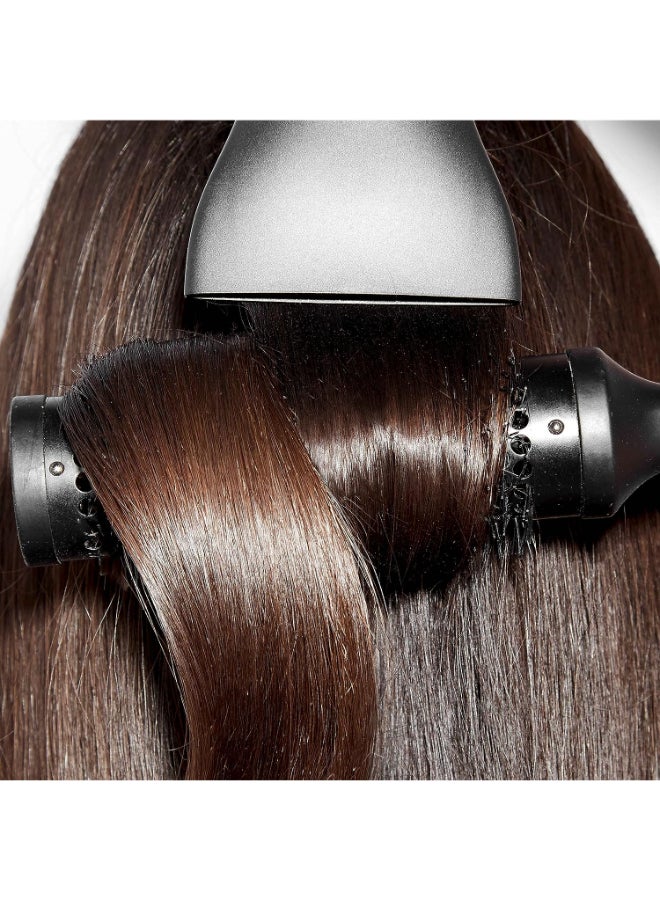 فرشاة شعر شعاعية من السيراميك بفتحات تهوية مقاس 45 مم مع مقبض غير قابل للانزلاق مقاس 3 - Image 2