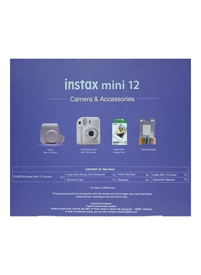FUJIFILM Instax Mini 12 Instant Camera Moments Box With 20 Shots - Image 2