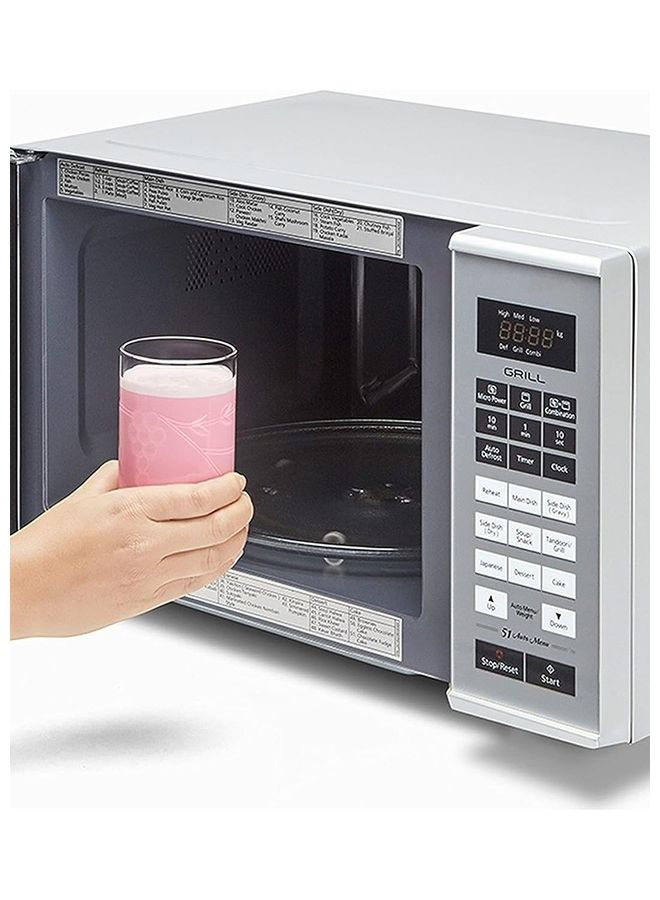 BOROSIL Berry Glasses Set Of 6-Microwavable, Medium White  - Image 4