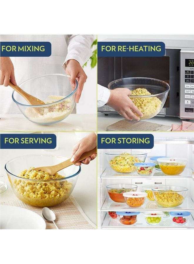 BOROSIL Mixing And Serving Bowl- Microwavable 900ml  - Image 3