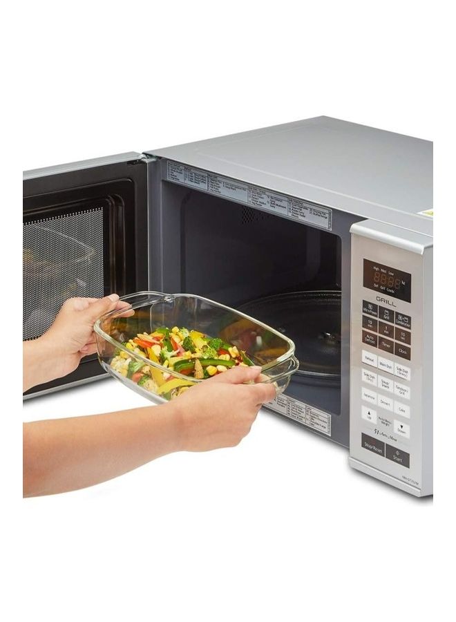 بوروسيل طبق مستطيل عميق قابل للميكروويف مع مقبض وميكروويف وفرن وغسالة أطباق أبيض 1.5 لتر - Image 4