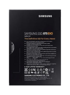 سامسونج 870 EVO 2.5 SSD داخلي - MZ-77E1T0BW  - Image 2