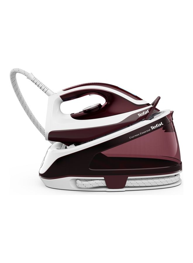 Tefal - Station 5.2 Bars Steam Boost 320 g Min Continuous Steam Quantity 120 g Min Calc Clear Technology Xpress Glide Soleplate 1.4 L 2200.0 W SV6120 BrownWhite - Image 1