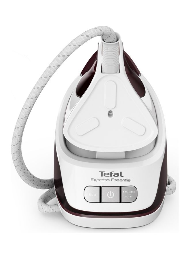 Tefal - Station 5.2 Bars Steam Boost 320 g Min Continuous Steam Quantity 120 g Min Calc Clear Technology Xpress Glide Soleplate 1.4 L 2200.0 W SV6120 BrownWhite - Image 1