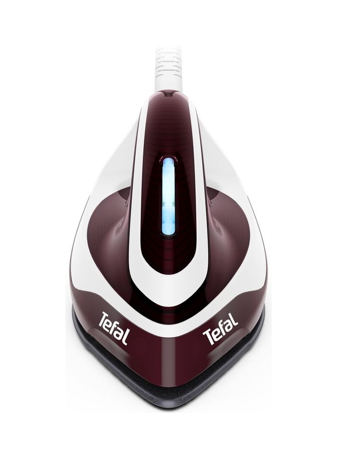 Tefal - Station 5.2 Bars Steam Boost 320 g Min Continuous Steam Quantity 120 g Min Calc Clear Technology Xpress Glide Soleplate 1.4 L 2200.0 W SV6120 BrownWhite - Image 1