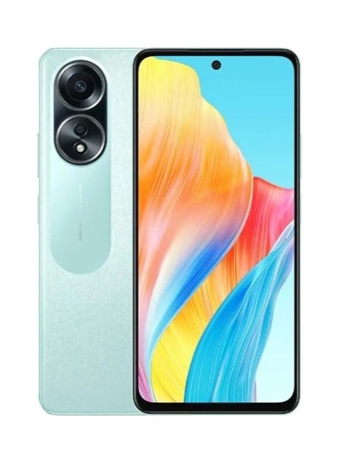 OPPO - A58 Dual SIM Dazzling Green 8GB RAM 128GB 4G - Middle East Version - Image 1